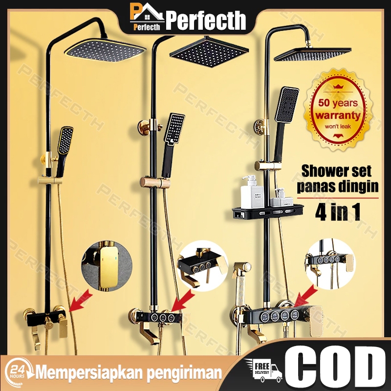 Jual Set Shower 4 in 1 / Set Shower Kuningan Penuh / Set Shower Kamar ...