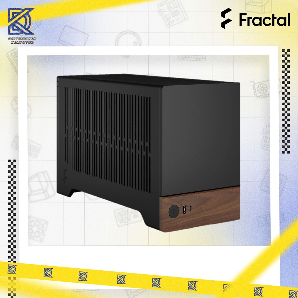 Jual FRACTAL PC CASING TERRA GRAPHITE - ITX CASE | Shopee Indonesia