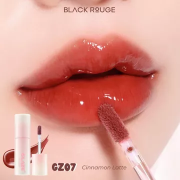 BLACK ROUGE Lip Gloss KOREA Chewy Lip Glaze High Shine Jelly Texture Volume High Glow Glaze