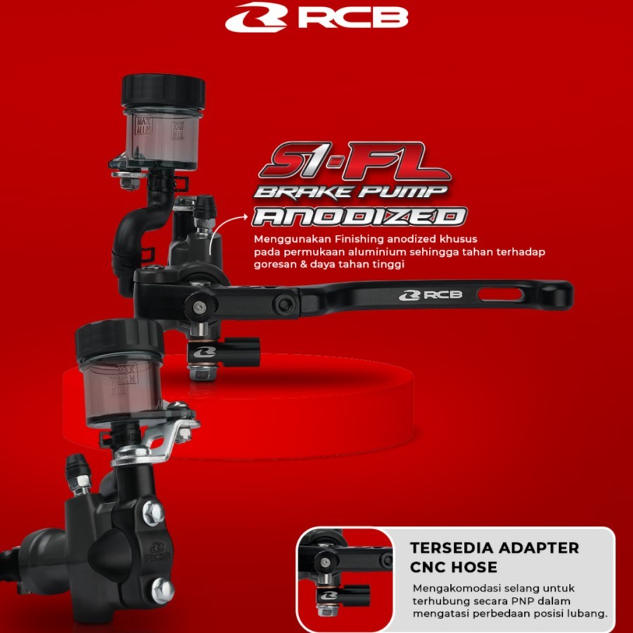 Jual Master Rem RCB S1 Facelift FL 17mm Xmax Old New Connected Forza ...