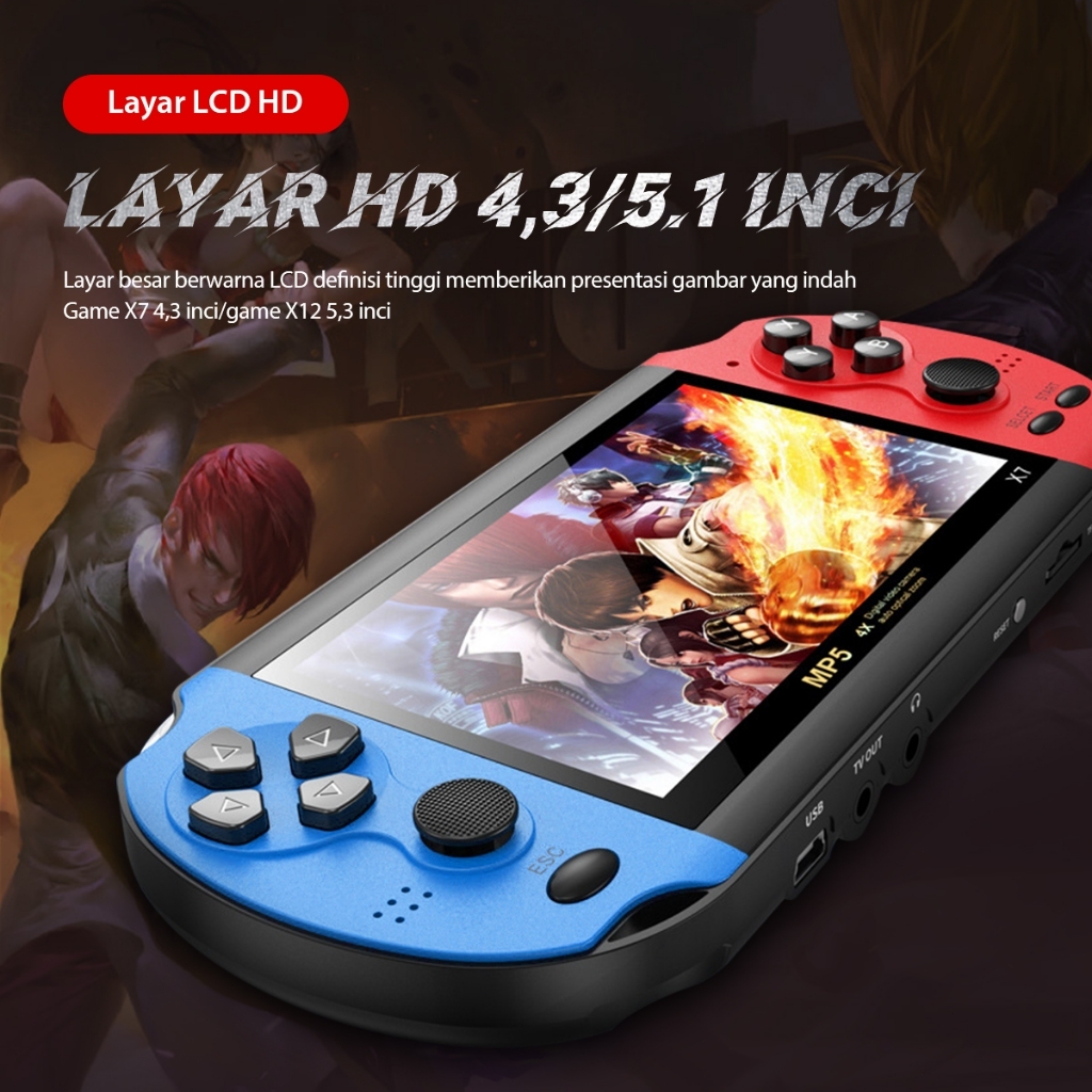 Jual 【COD】 PSP X7 pro(Dukung Gamepad)/X12/X7 Multi-functional Game ...