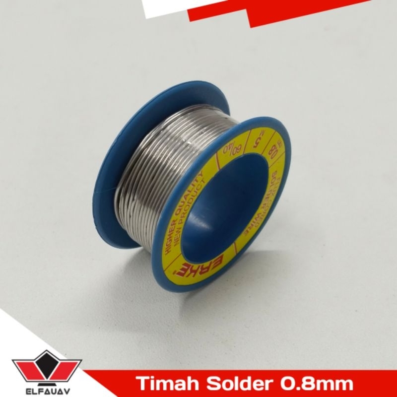 Jual TIMAH SOLDER 5 METER 0.8MM TIMAH ROLL ERKE ALLOY 60/40 | Shopee ...