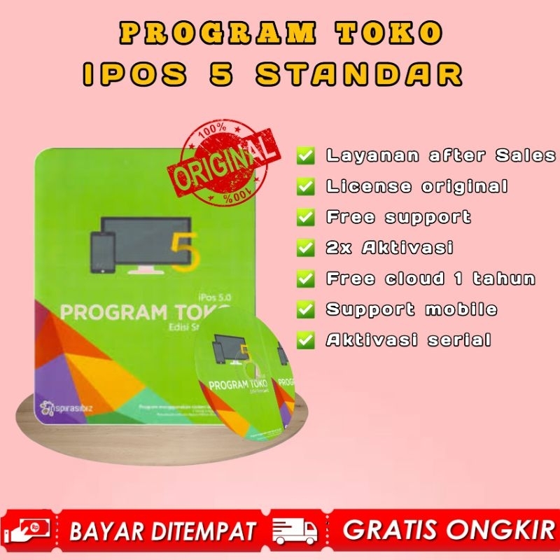 Jual SOFTWARE KASIR IPOS 5 ORIGINAL STANDART/PROFESIONAL TERBARU ...