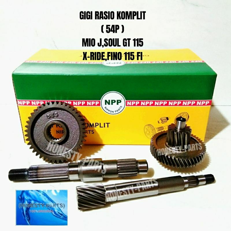 Jual Gigi Rasio komplit,As pully,54P,Mio j,soul gt,x ride,fino 115,DI ...