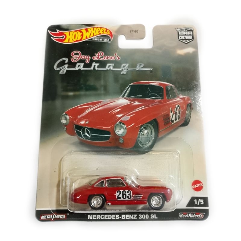 Hot Wheels Mercedes-Benz 300SL Jay Leno's Garage 1:64 - Car Culture - HCK07 FPY86