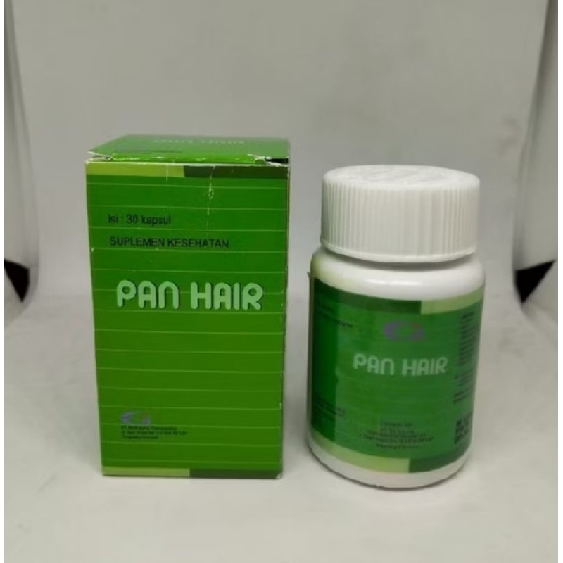 Jual Pan Hair - suplemen rambut rontok - isi 30 kapsul - BPOM | Shopee ...