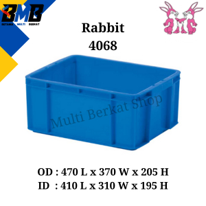 Jual Rabbit Keranjang Container Box Industri Plastik 4068 Termurah ...