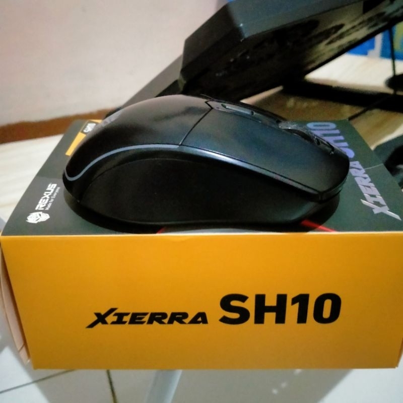 Jual Mouse gaming Rexus Xierra SH10 tanpa dongle Second Bekas | Shopee ...