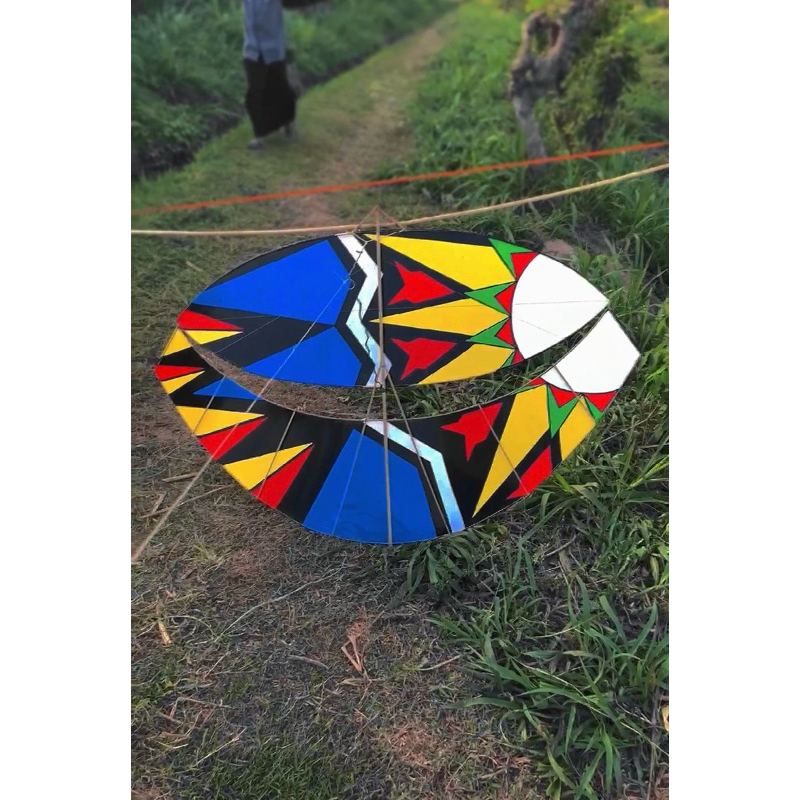 Jual Layang Layang Gapangan Pegon Ceper/babon anggrem motif bebas ...