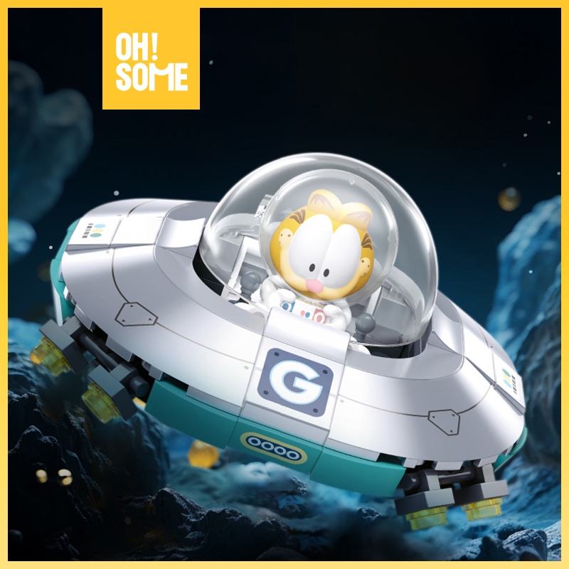 Jual OHSOME - SLUBAN Garfield Space Tour - Koleksi Figure Garfield ...