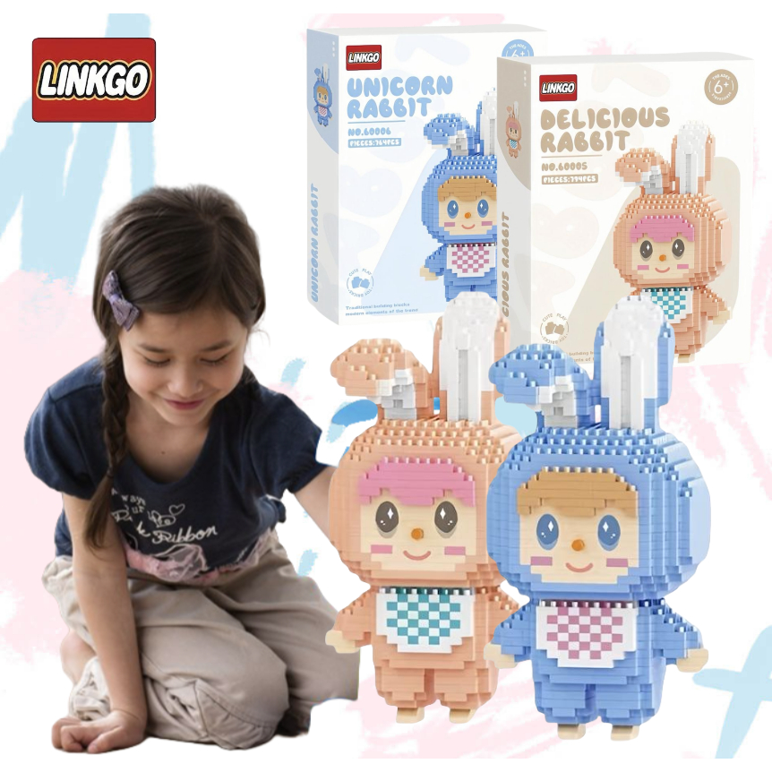 Jual [PROMO] Mainan Edukasi Anak Educational Toy Labubu Puzzle Block ...