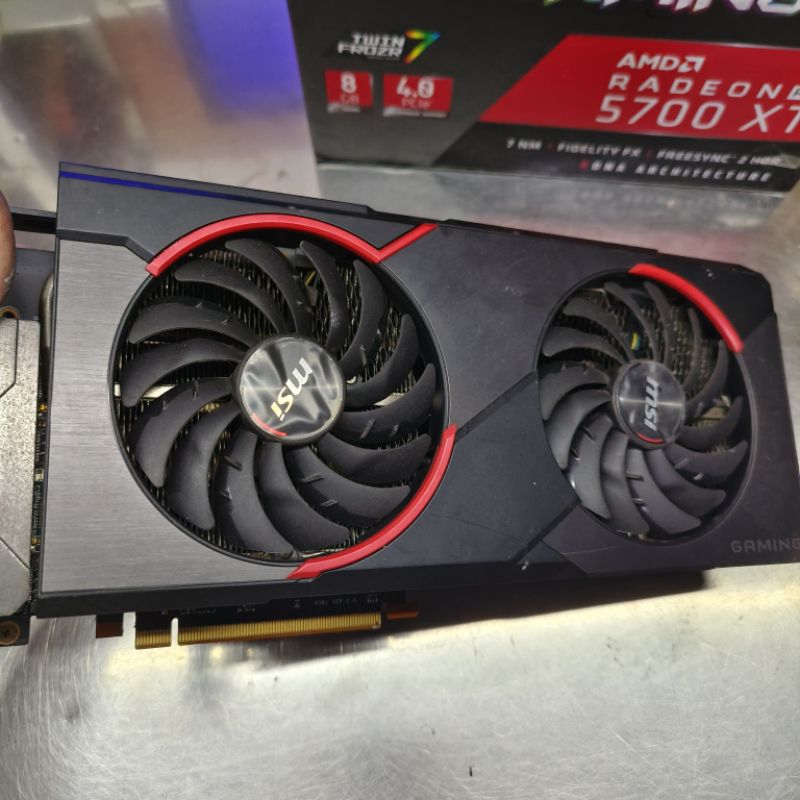 Jual vga gpu amd radeon msi gaming x oc rx 5700xt 3dp 1hdmi gddr6 8gb ...