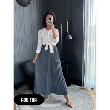 Rok Plisket Dewasa Hyget Premium Tebal All Size