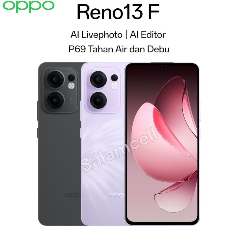 Jual OPPO Reno13 F 4G Ram 8GB/256GB [IP69 Water Resistance, 50MP Ultra ...