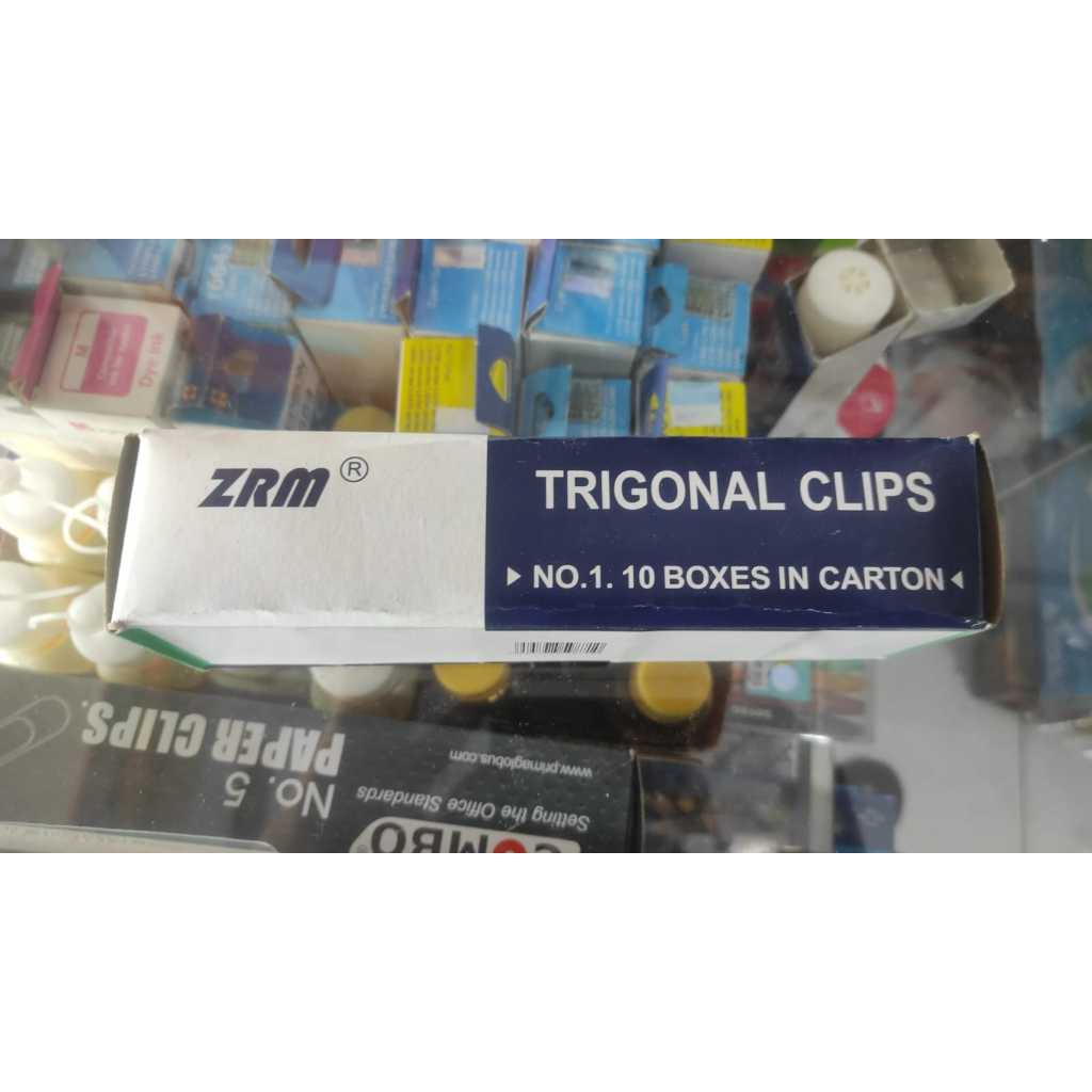 Jual (1 Box Kecil) Philos Paper Clips Trigonal no.1/Penjepit Kertas ...