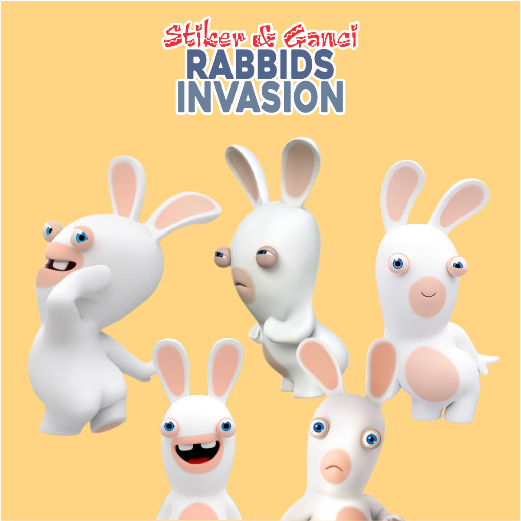 Jual Ganci Rabbids Invasion Bhawabhawabhawa | Gantungan Kunci Akrilik ...