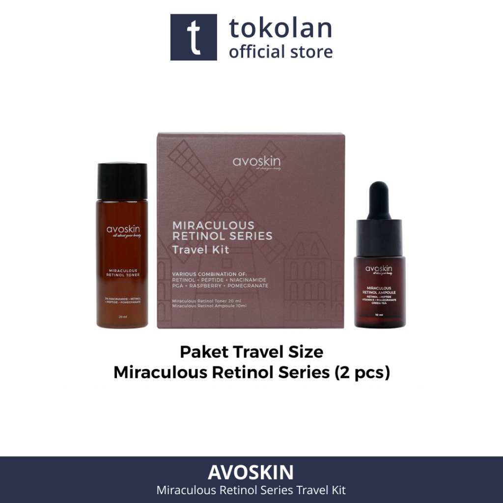 Jual AVOSKIN Miraculous Retinol Series Travel Kit | Shopee Indonesia