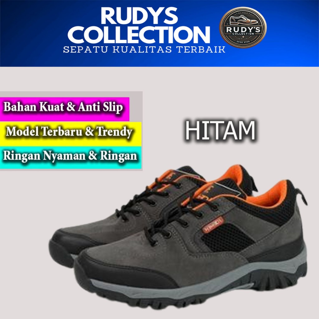 Jual RCJ 66 Sepatu Hiking Pria Sneakers Gunung Anti Air Outdoor Sport ...
