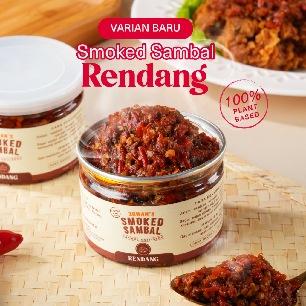 Jual Irwan's Smoked Sambal - Sambal Aroma Rendang | Homemade Sambal ...