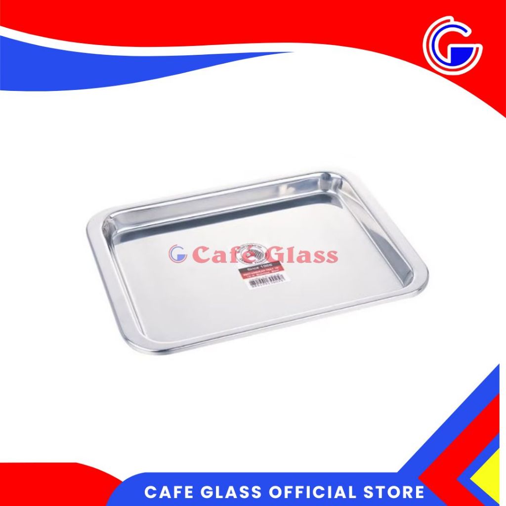 Nampan Stainless - Baki Stainless - Tray Zeb-130041 Baki Segi 16
