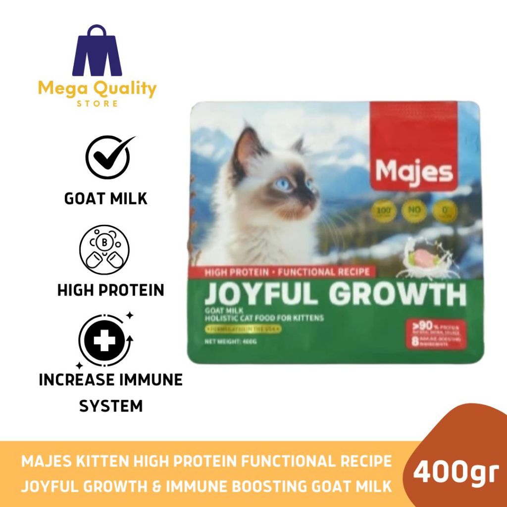 Jual MAJES Kitten Fooc High Protein Functional Recipe Joyful Growth ...