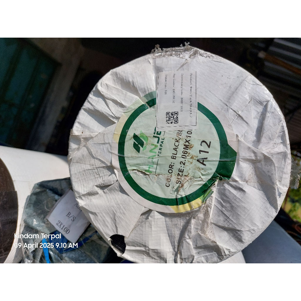 Jual TERPAL ROLL HITAM A20 A12 KOREA IMPORT BAHAN PE BERKULITAS MURAH ...