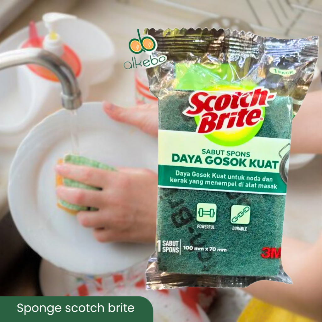 Jual Scotch Brite Sponge – Sabut Spons Cuci Piring Pembersih Wajan ...