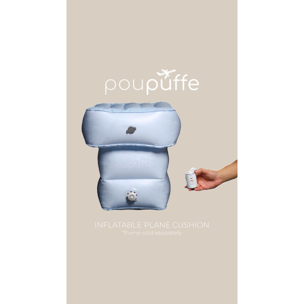 Jual Poupuffe Inflattable Travel Cushion kursi tiup pesawat