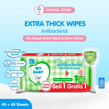 Extra Care Wipes Antibacterial