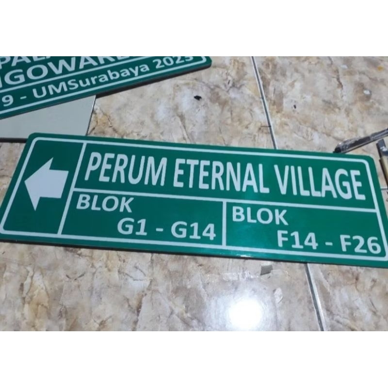 Jual plang rambu custom 60cm x 20cm | Shopee Indonesia