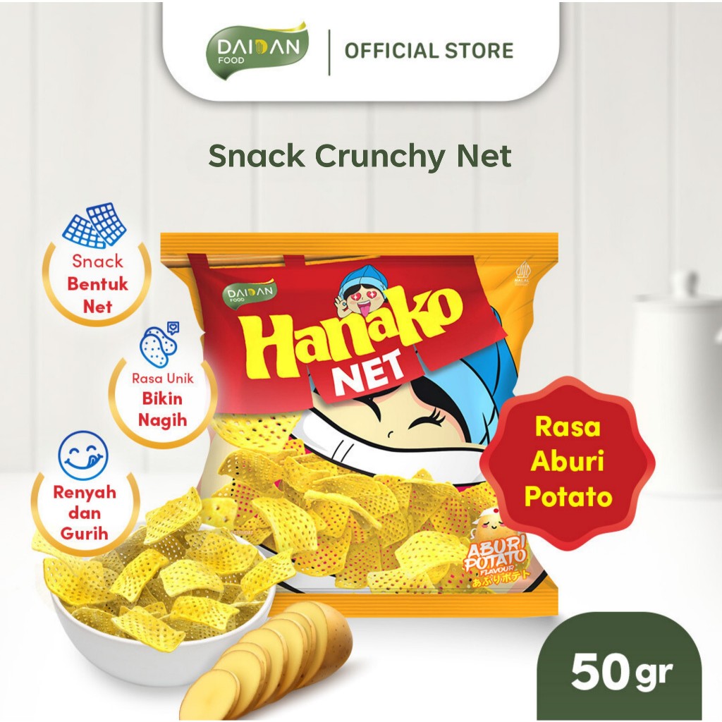 Jual Hanako Net Aburi Potato Medium Pack | Shopee Indonesia