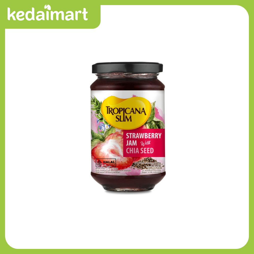 Jual Tropicana Slim Strawberry Jam 375 Gram - Selai Stroberi Tanpa Gula ...