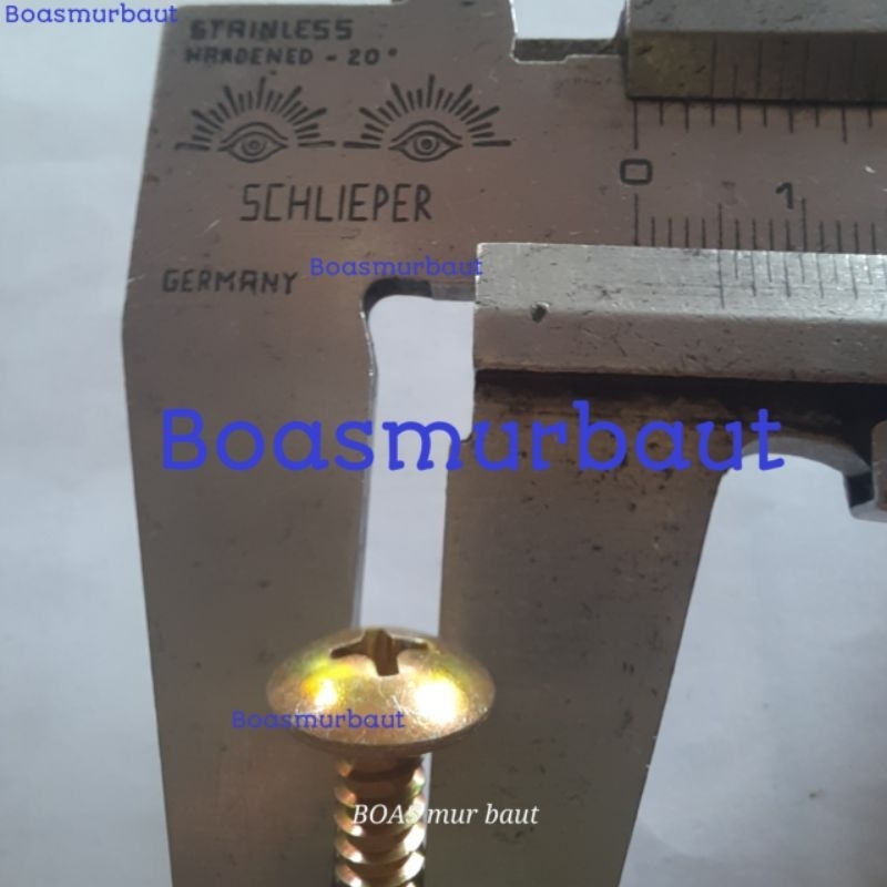 Jual Tapping Kuning 3cm TAB 10x11/4 100pcs boasmurbaut | Shopee Indonesia