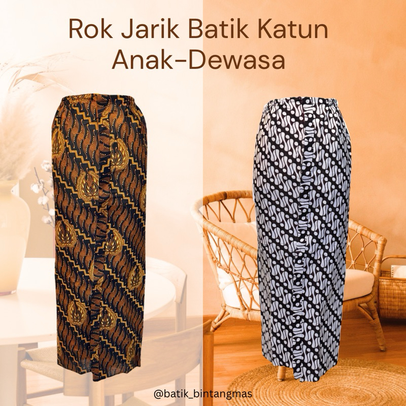 Jual Rok Jarik Kain Batik Kebaya Wiru Katun Anak & Dewasa | Shopee ...