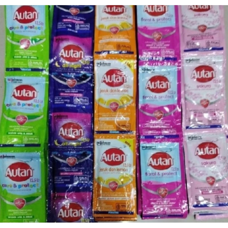 Jual autan lotion anti nyamuk 12 saset (1 renteng) | Shopee Indonesia