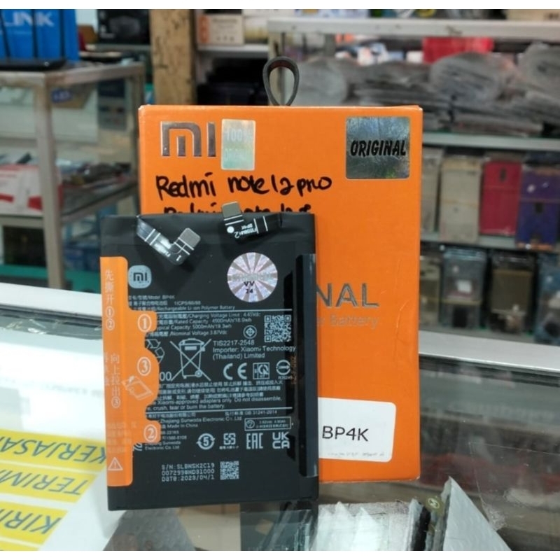 Jual Baterai Xiaomi BP4K for Redmi Note 12 Pro/ Redmi Note 12 T/ Poco ...