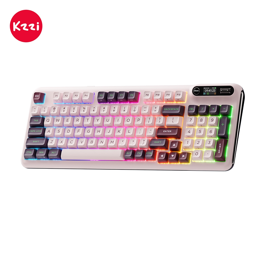 Jual KZZI Kezhi Z98 Nezuko Purple 94 Key Gasket Structure With TFT ...