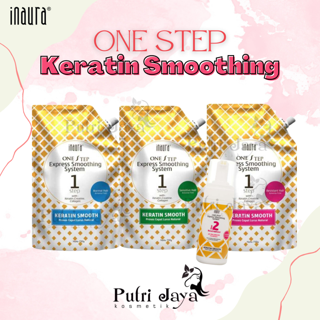 Jual INAURA One Step Smoothing System 750ML Step 1 & Foaming Step 2 ...