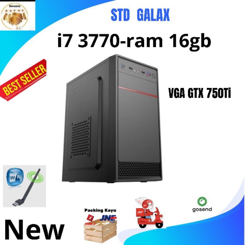 Jual PC Gaming core i7 3770 Ram 16 GB Fit Vga GTX 750 ti edit