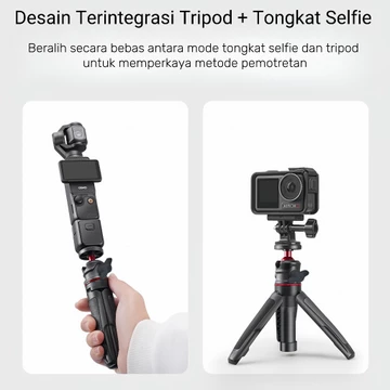YOU PIN YP 007 Mini Extension Pole Tripod Vlogging Vlogger For Mirrorless Camera Smartphone HP