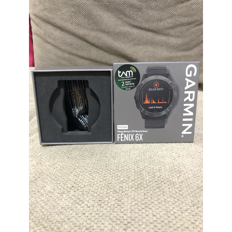 Jual Box Garmin Fenix 6X Pro Solar | Shopee Indonesia