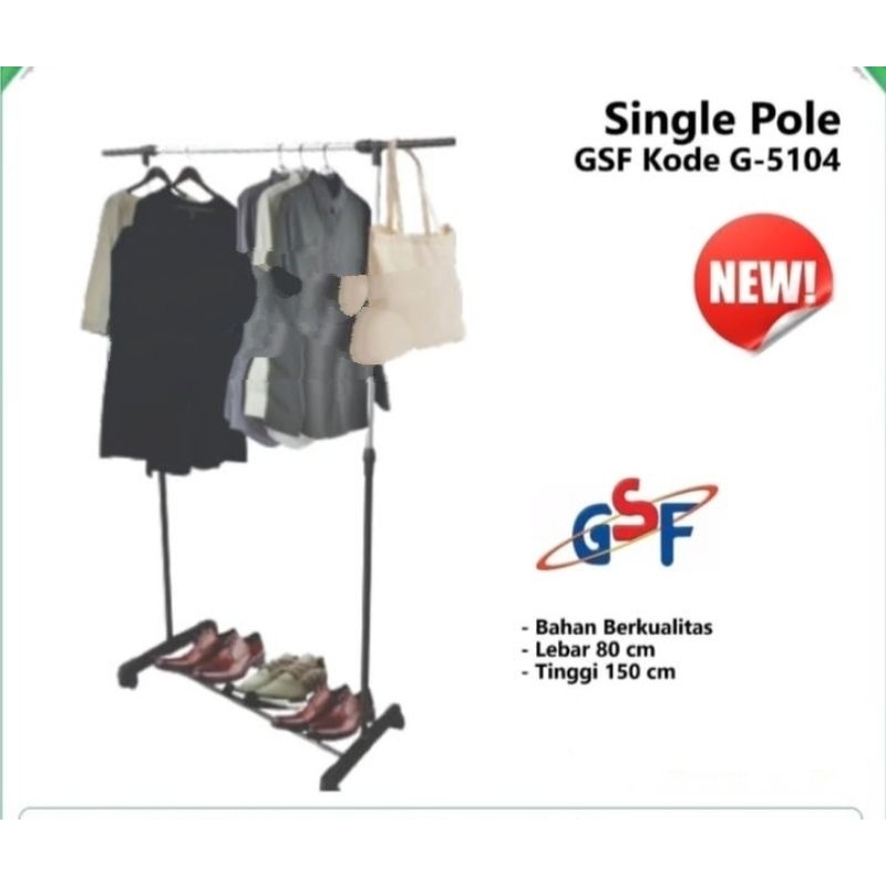 Jual GSF jemuran single pole rack | Shopee Indonesia