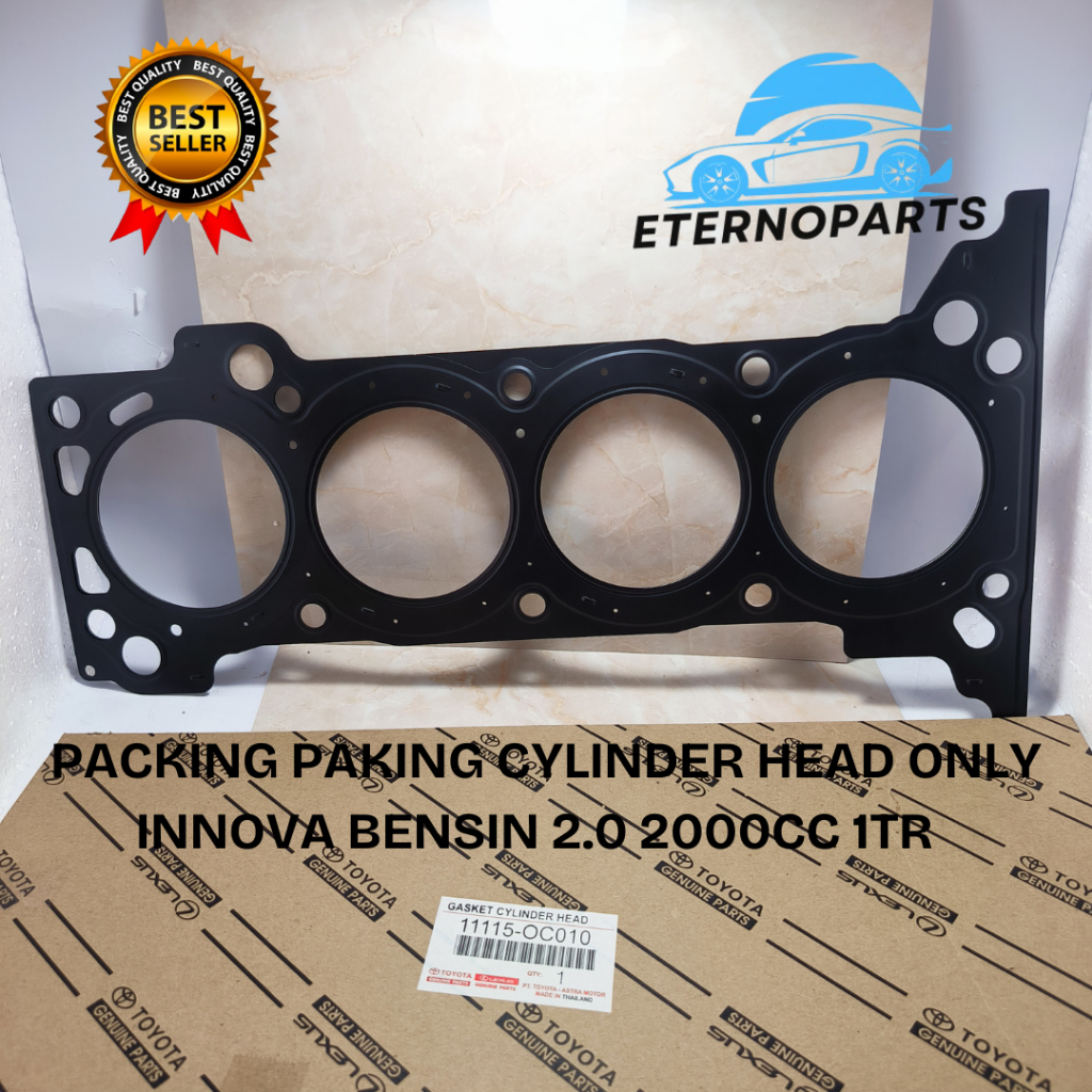 Jual PACKING PAKING CYLINDER HEAD ONLY INNOVA BENSIN 2.0 2000CC 1TR ...
