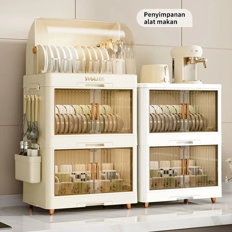 Jual Alby Mart Drying rack cabinet Rak Pengering Piring Lipat Rak Cuci ...