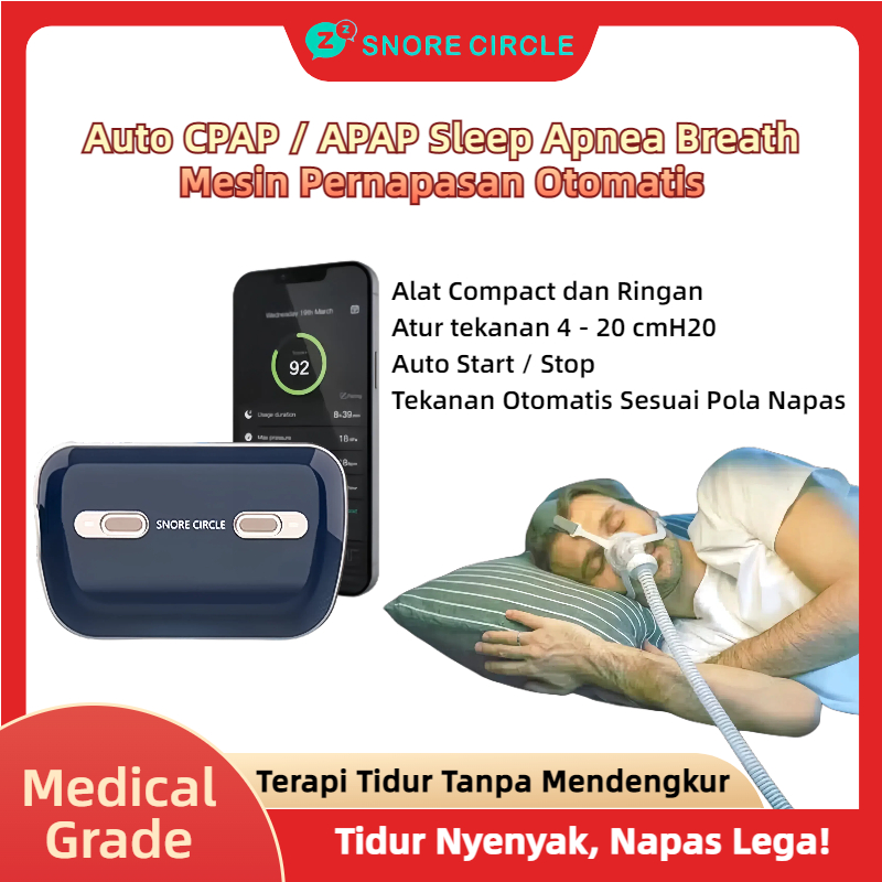 Jual SNORE CIRCLE CPAP APAP Sleep apnea Syndrom Terapi mendengkur ...
