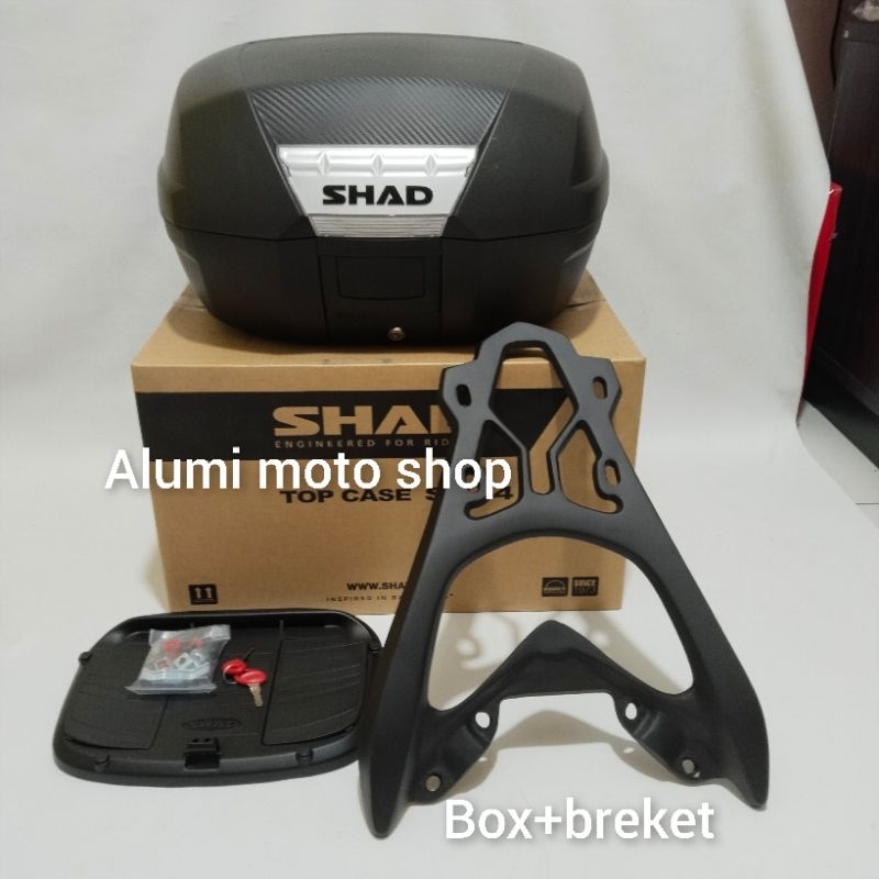 Jual box shad 44 + sandaran + breket box bintang yamaha nmax new dan ...