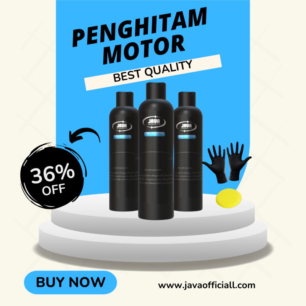 Jual JAVA~trim restorer/penghitam body kasar motor/penghitam dasboard ...