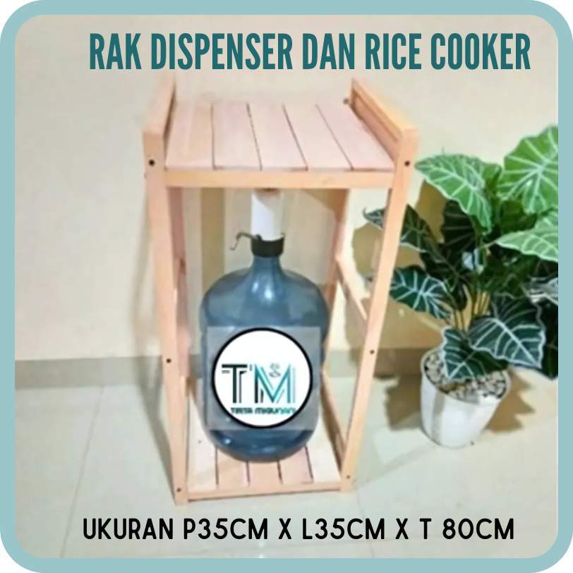 Jual Rak Dispenser dan Rice cooker 2 Susun Ukuran P35cm x L35cm x T ...