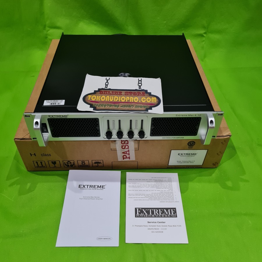 Jual Power Extreme MAX4.10 4-channel Power Amplifier max-4.10 Original ...