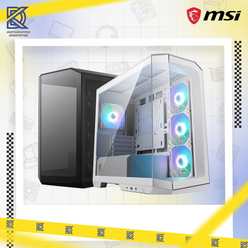 Jual MSI PC CASING MAG PANO M100R PZ - GAMING CASE | Shopee Indonesia